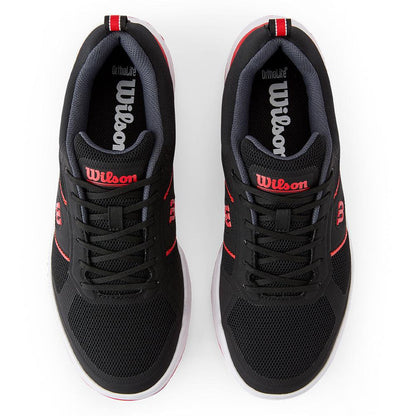 Men`s Pickle Pro Pickleball Shoes Black and Infrared WILSON