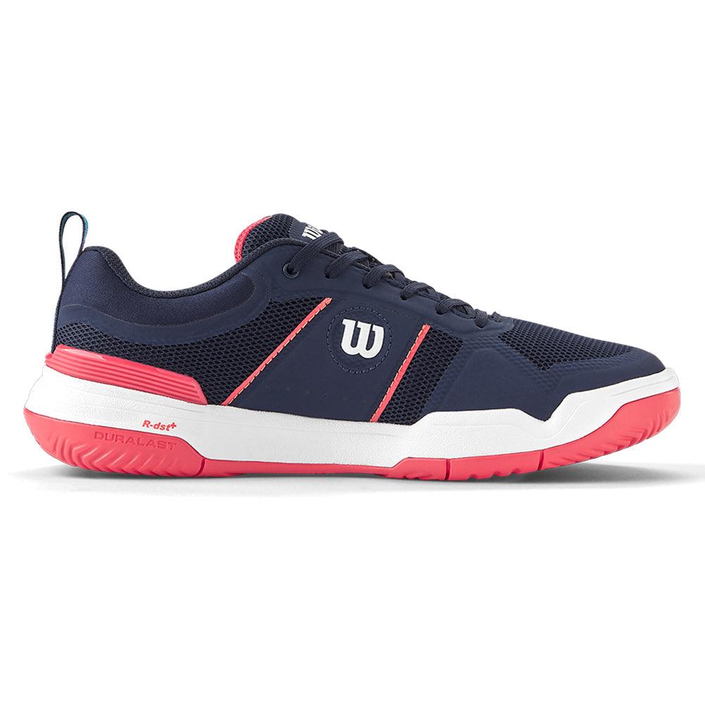 Women`s Pickle Pro Pickleball Shoes Navy Blazer and Dubarry WILSON