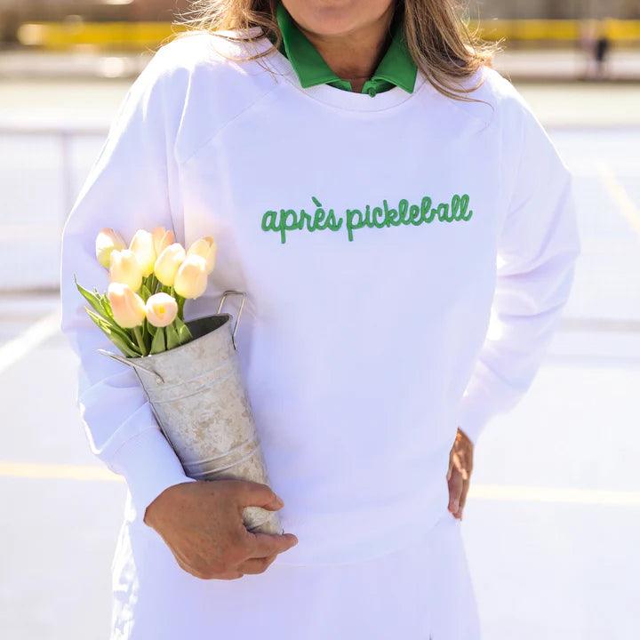 Women`s Love All Pickleball Sweatshirt Apres AME AND LULU