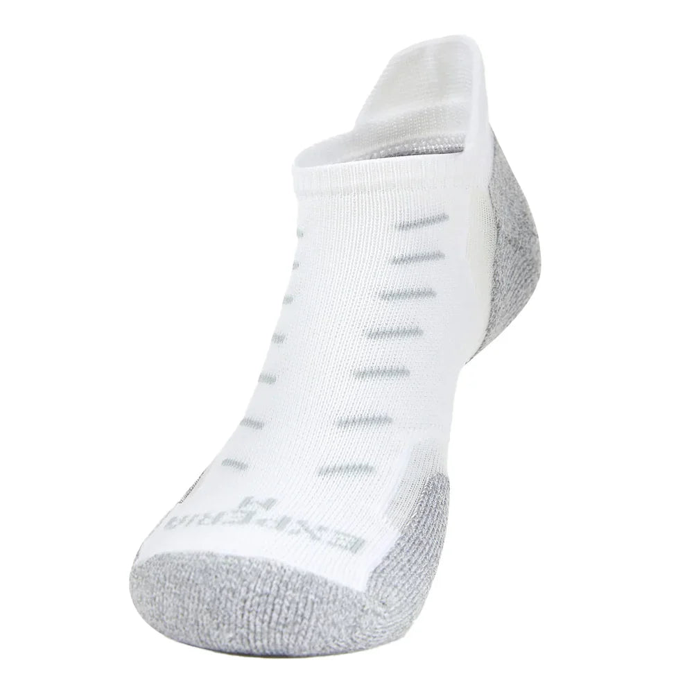 Experia TECHFIT Light Cushion No Show Tab Multisport Socks White THORLO L