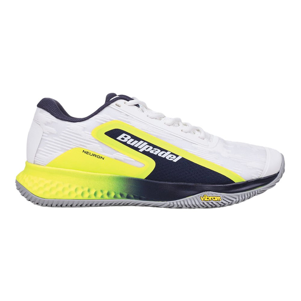 BULLPADEL NEURON VIBRAM 25V White FEDE CHINGOTTO Padel Shoes Padel Shoes Bullpadel 40 Blanco
