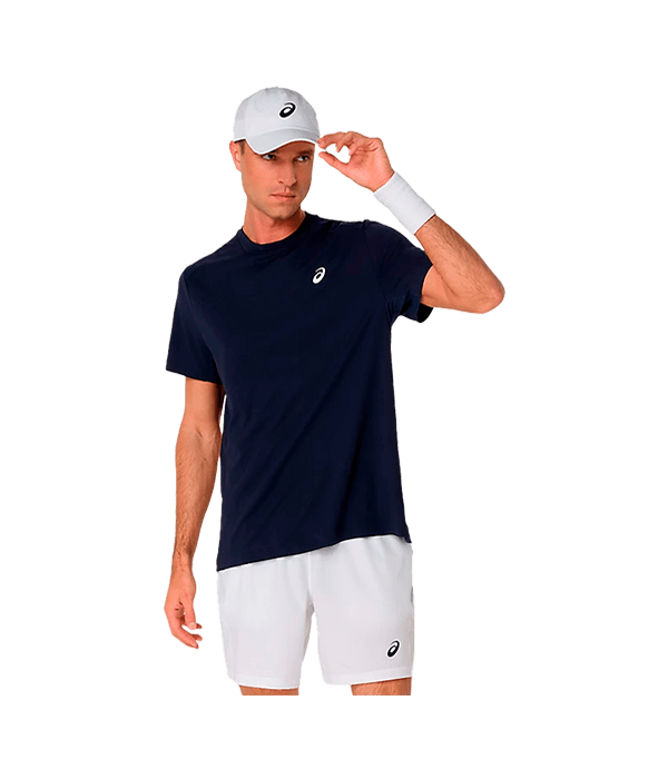 T shirt Asics Court SS Midnight 2025 Padel Clothes Asics Padel