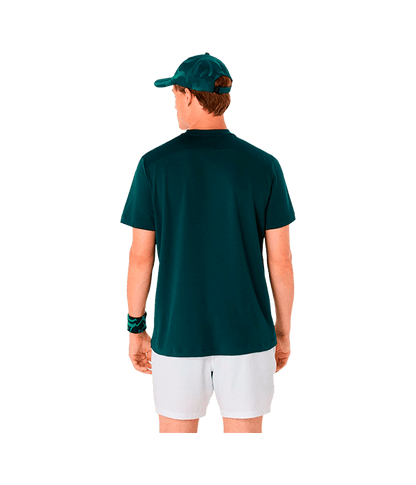 T shirt Asics Court SS Saxon Green 2025 Padel Clothes Asics Padel