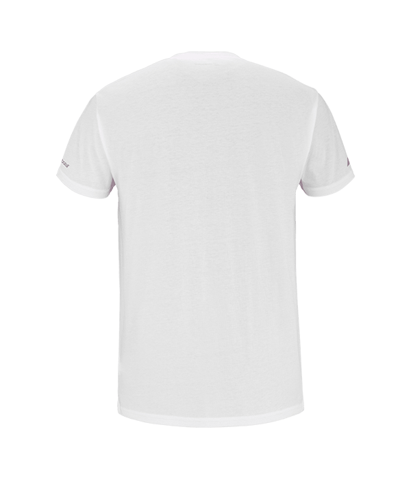 T shirt Babolat Algodón Juan Lebrón White/Pink 2025 Padel Clothes Babolat