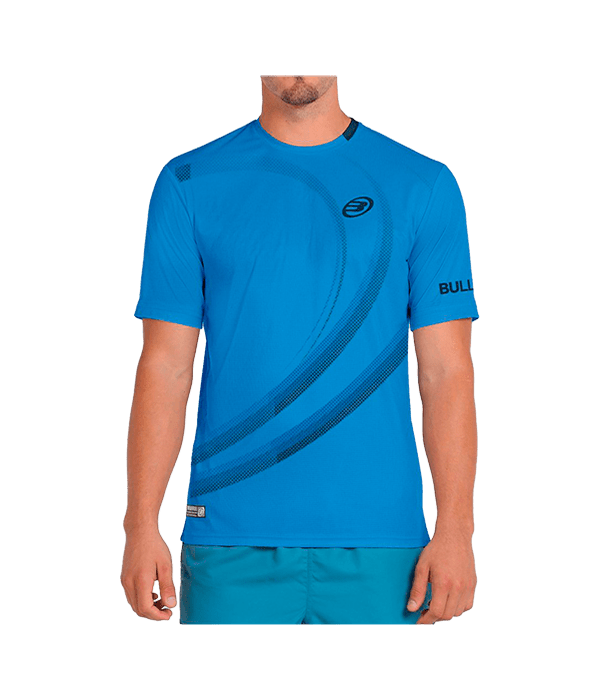 T shirt Bullpadel Beque Blue Atómico 2025 Padel Clothes Bullpadel