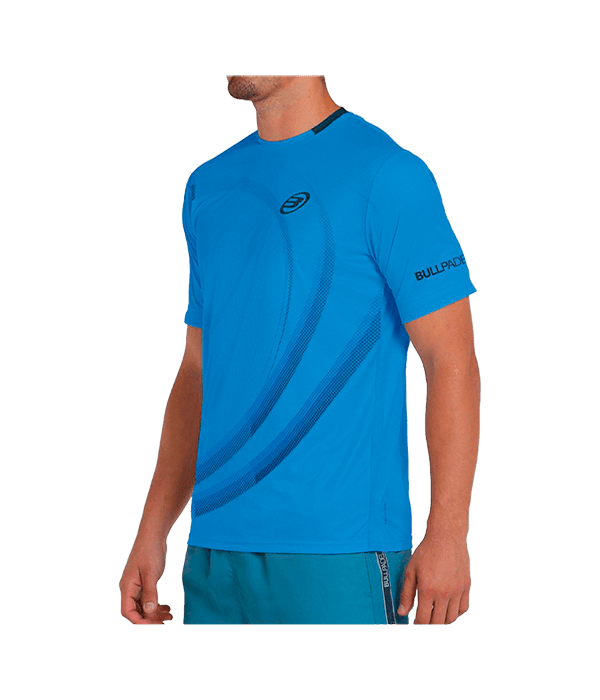 T shirt Bullpadel Beque Blue Atómico 2025 Padel Clothes Bullpadel