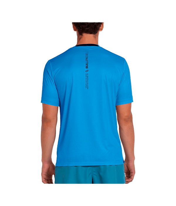 T shirt Bullpadel Beque Blue Atómico 2025 Padel Clothes Bullpadel