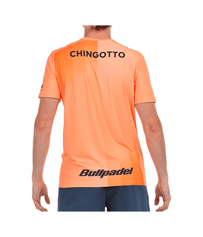T shirt Bullpadel Chingotto 25V Papaya 2025 Padel Clothes Bullpadel