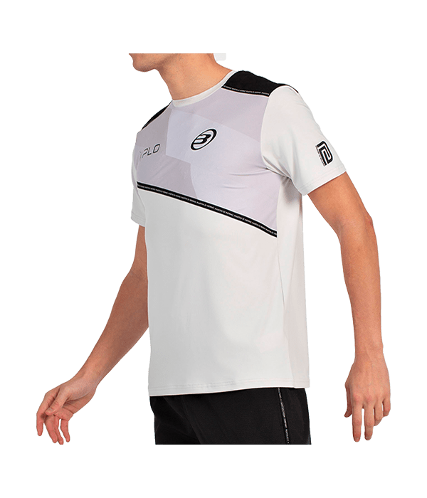 T shirt Bullpadel Di Nenno 25V Gris Perla 2025 Padel Clothes Bullpadel