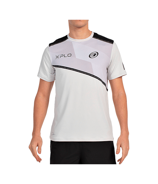 T shirt Bullpadel Di Nenno 25V Gris Perla 2025 Padel Clothes Bullpadel