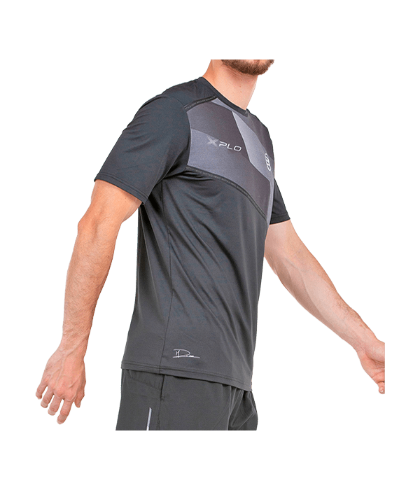T shirt Bullpadel Di Nenno 25V Black 2025 Padel Clothes Bullpadel