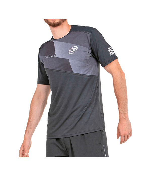 T shirt Bullpadel Di Nenno 25V Black 2025 Padel Clothes Bullpadel