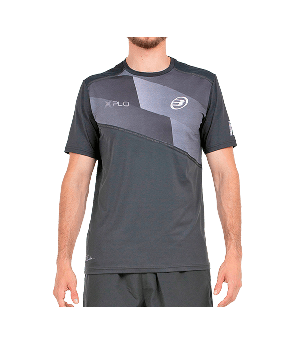 T shirt Bullpadel Di Nenno 25V Black 2025 Padel Clothes Bullpadel