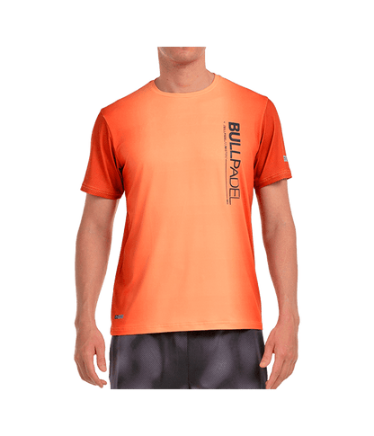 T shirt Bullpadel Muros Papaya 2025 Padel Clothes Bullpadel