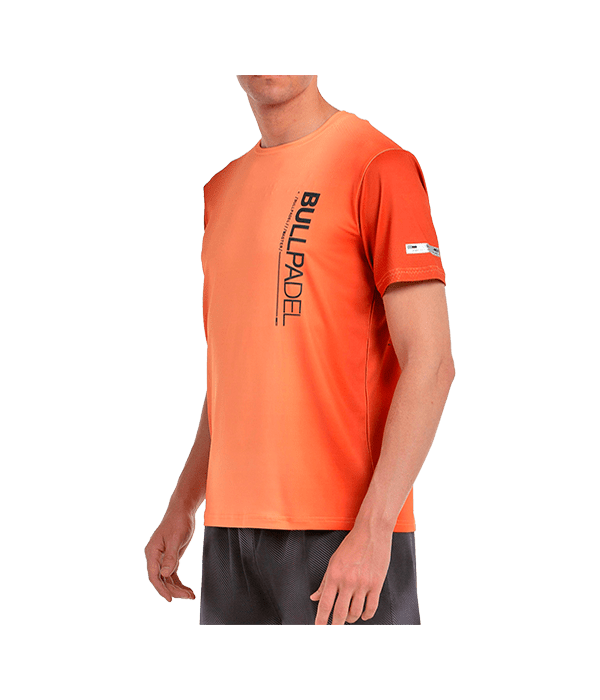 T shirt Bullpadel Muros Papaya 2025 Padel Clothes Bullpadel