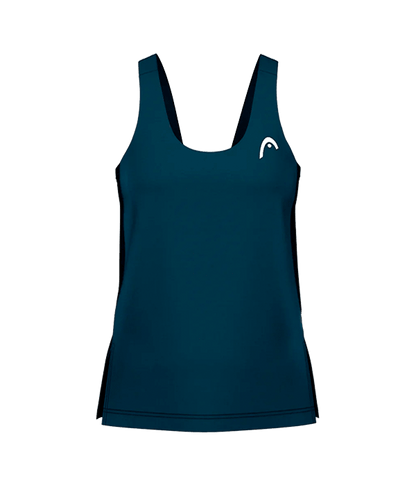 T shirt de tirantes HEAD mujer Spirit Blue Marino 2025 Padel Clothes Head