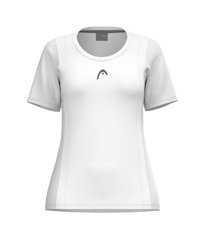 T shirt HEAD Club 25 Tech Women White 2025 Padel Clothes Head