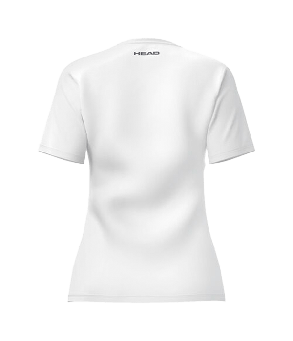 T shirt HEAD Club 25 Tech Women White 2025 Padel Clothes Head