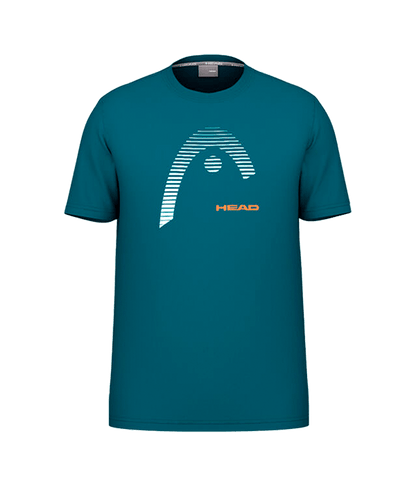 T shirt HEAD Club Carl Green 2025 Padel Clothes Head