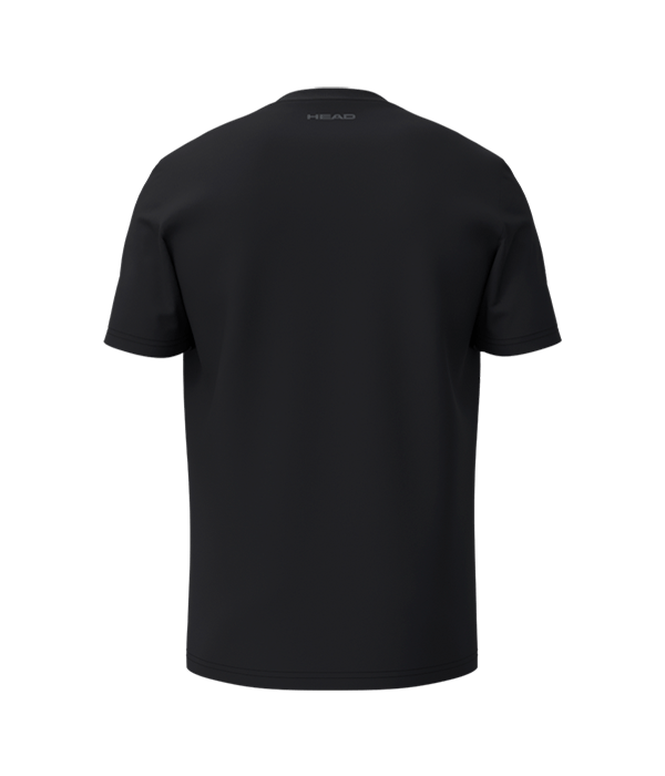 T shirt HEAD Club Black 2025 Padel Clothes Head