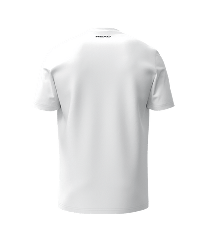 T shirt HEAD Club Original Blanca 2025 Padel Clothes Head