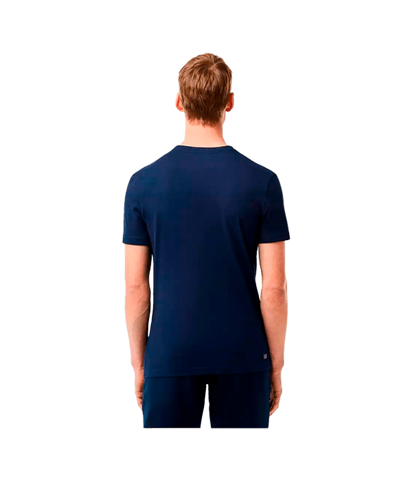 T shirt Lacoste Regular Fit Algodon Blue Marino 2025 Padel Clothes Lacoste