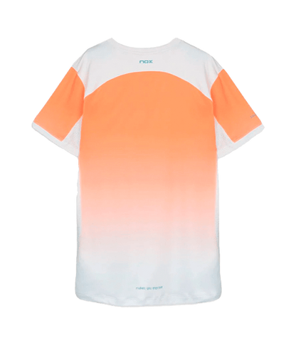T shirt NOX Pro Mock Orange Degraded 2025 Padel Clothes Nox