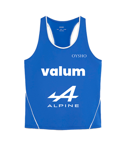 T shirt Oysho Alejandra Salazar Blue 2025 Padel Clothes Oysho