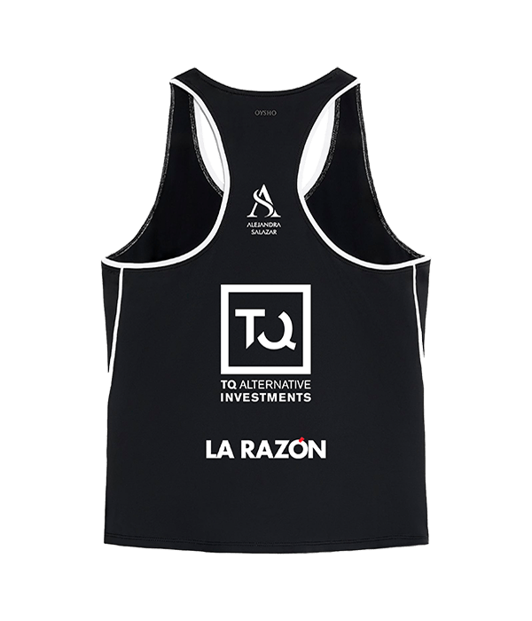 T shirt Oysho Alejandra Salazar Negra 2025 Padel Clothes Oysho