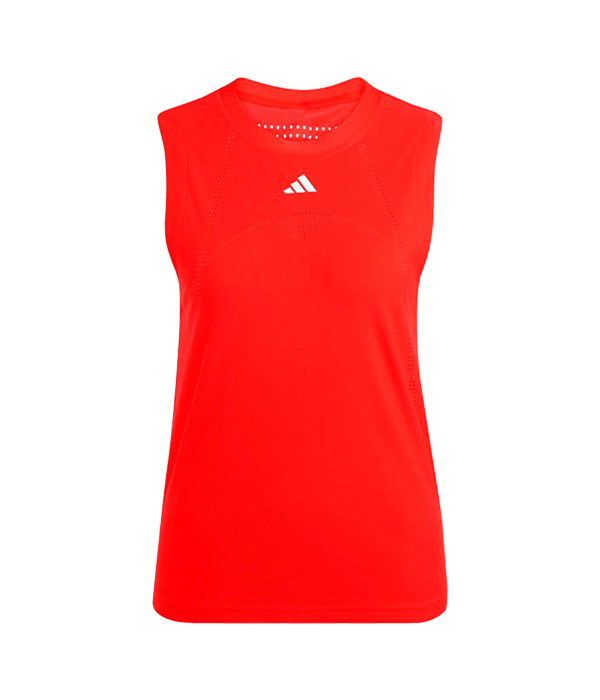 T shirt sin mangas Adidas Match Pro Mujer Red 2025 Padel Clothes Adidas
