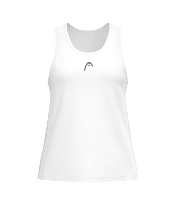 T shirt Tirantes Head Club 25 Tech Women White 2025 Padel Clothes Head
