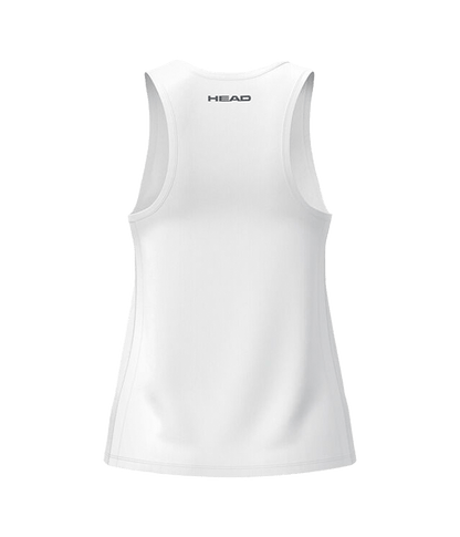T shirt Tirantes Head Club 25 Tech Women White 2025 Padel Clothes Head