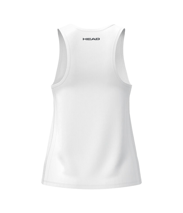 T shirt Tirantes Head Club 25 Tech Women White 2025 Padel Clothes Head