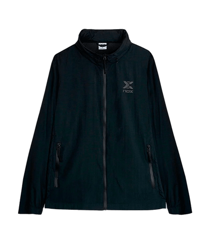 Cortavientos NOX Team Women Black 2025 Padel Clothes Nox