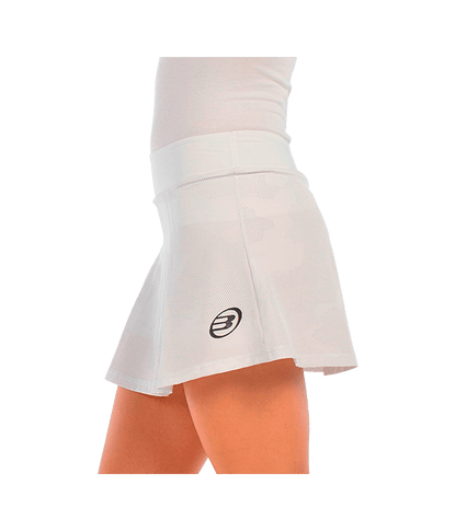 Skirt Bullpadel Adoso White 2025 Premier Padel Padel Clothes Bullpadel