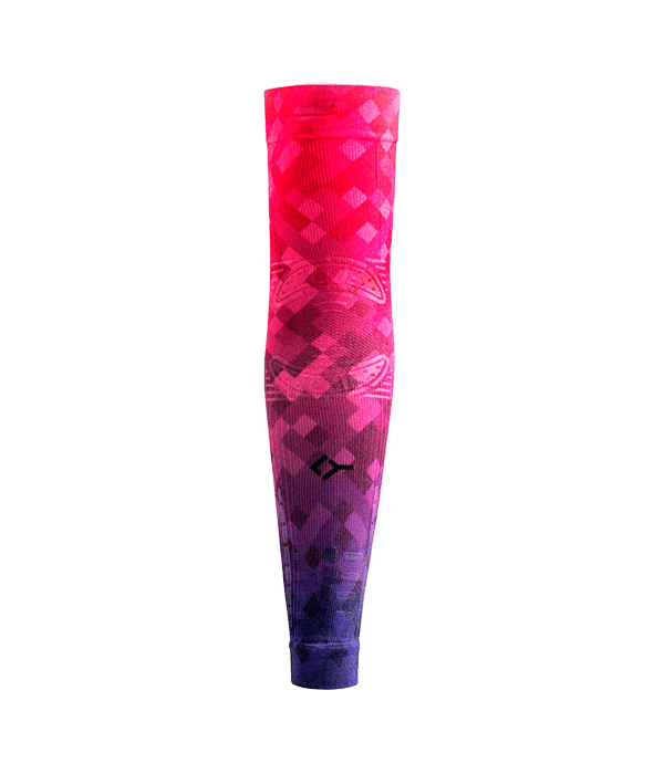 Floky No Strain Pixel Pink Compression Sleeves Court & Training Floky
