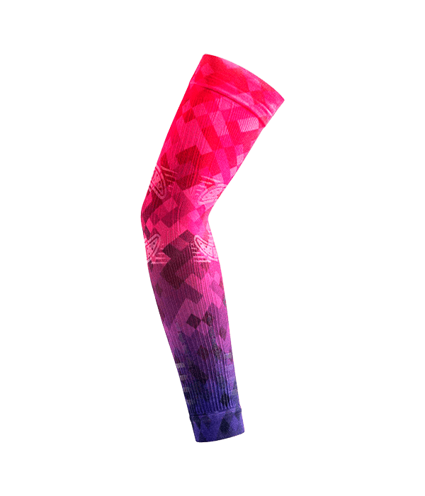 Floky No Strain Pixel Pink Compression Sleeves Court & Training Floky