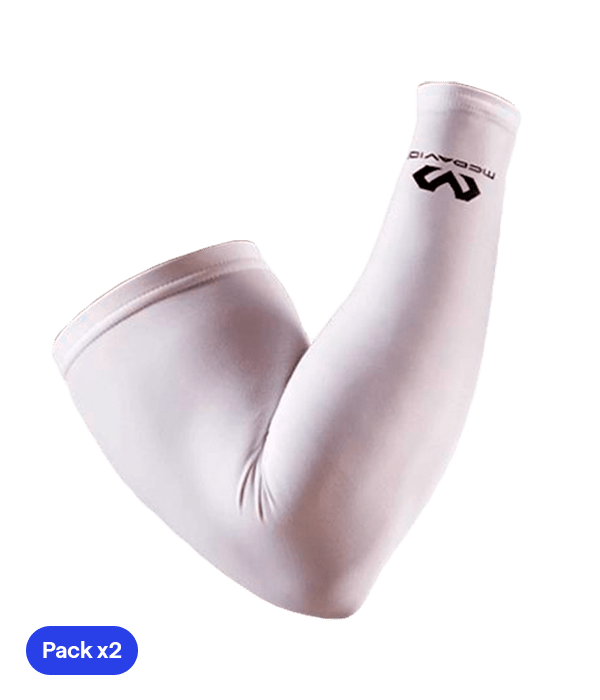 McDavid Blue Compression Sleeves (x2) Court & Training Mc David