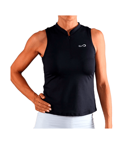 Polo Endless Glam Black 2025 Padel Clothes Endless