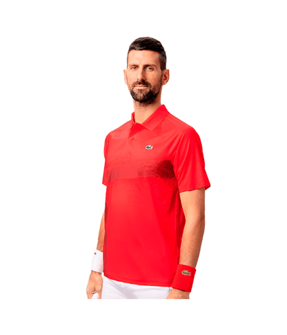 Polo Lacoste Novak Djokovic Red 2025 Padel Clothes Lacoste