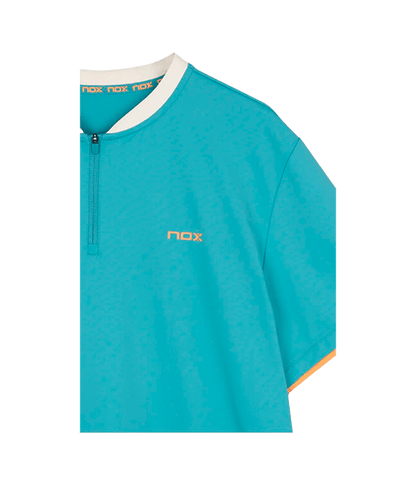 Polo NOX Dusty Turquoise Pro 2025 Padel Clothes Nox