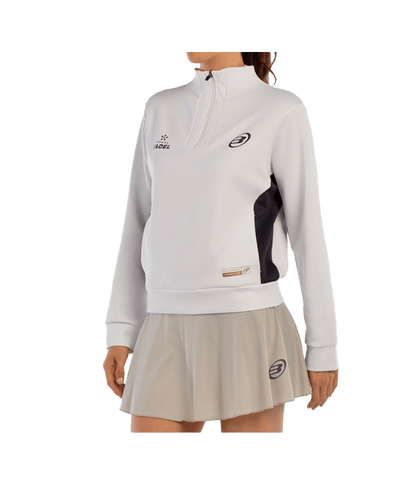 Hoodie Bullpadel Airar Women White 2025 Padel Clothes Bullpadel