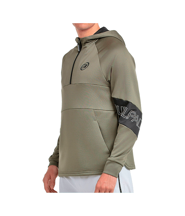 Hoodie Bullpadel Gumala Kaki 2025 Padel Clothes Bullpadel