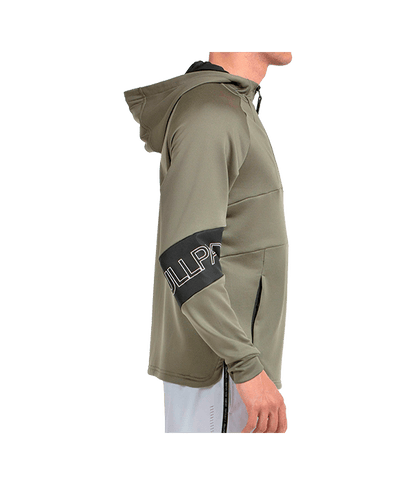 Hoodie Bullpadel Gumala Kaki 2025 Padel Clothes Bullpadel