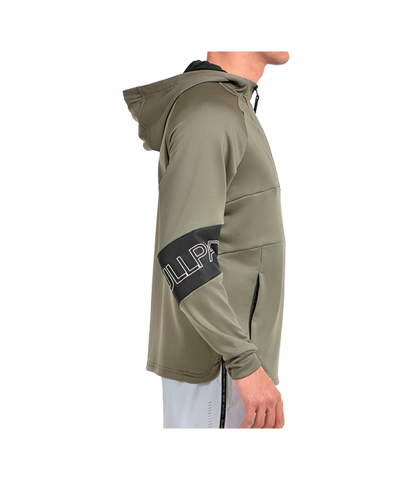 Hoodie Bullpadel Gumala Kaki 2025 Padel Clothes Bullpadel