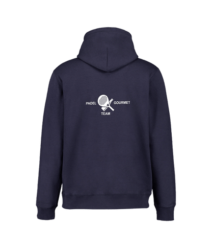 Hoodie Padel Team Gourmet Unisex Blue marino Padel Clothes Gourmet