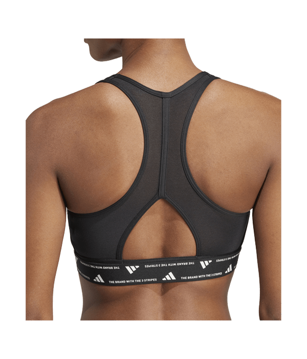 Sujetador Adidas Power React Bra Black 2025 Padel Clothes Adidas