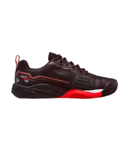 Wilson Rush Pro 4.5 Clay Black/Infrared/White 2025 Padel Shoes Zapatillas Wilson 42