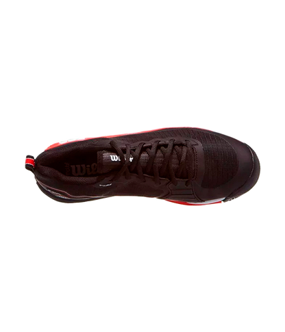 Wilson Rush Pro 4.5 Clay Black/Infrared/White 2025 Padel Shoes Zapatillas Wilson 41 1/3