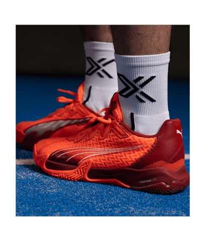 Puma Nova Elite Red/Dark crimson/White 2025 Padel Shoes Padel Shoes Puma